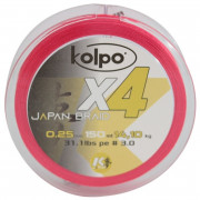 Kolpo KX4 Braid Red 150mt - 0,06mm