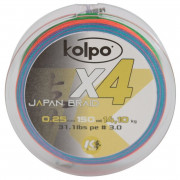 Kolpo KX4 Braid Multicolor 150mt - 0,06mm