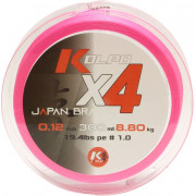 Kolpo KX4 Braid Pink 300mt - 0,06mm