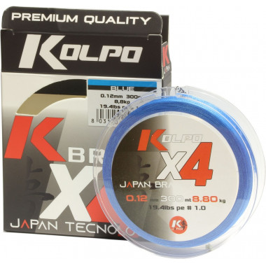 Kolpo KX4 Braid Blue 300mt