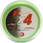 Kolpo KX4 Braid Lime 300mt - 0,06mm