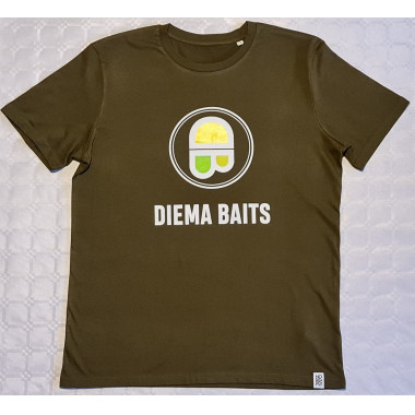 Modelo Camiseta Diema Baits British Khaki