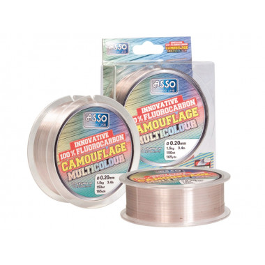 FLUOROCARBO ASSO CAMOFLAGE MULTICOLOR 150mt