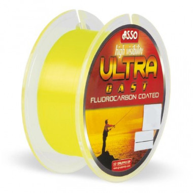 ASSO ULTRA CAST 150mt YELLOW FLUO